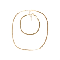 LMTD Smykkesæt Flat Mini Gold Colour